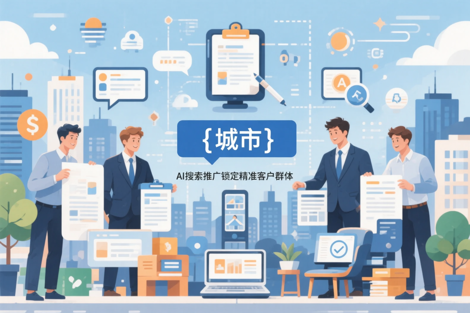 郑州公司如何用AI搜索推广锁定精准客户群体