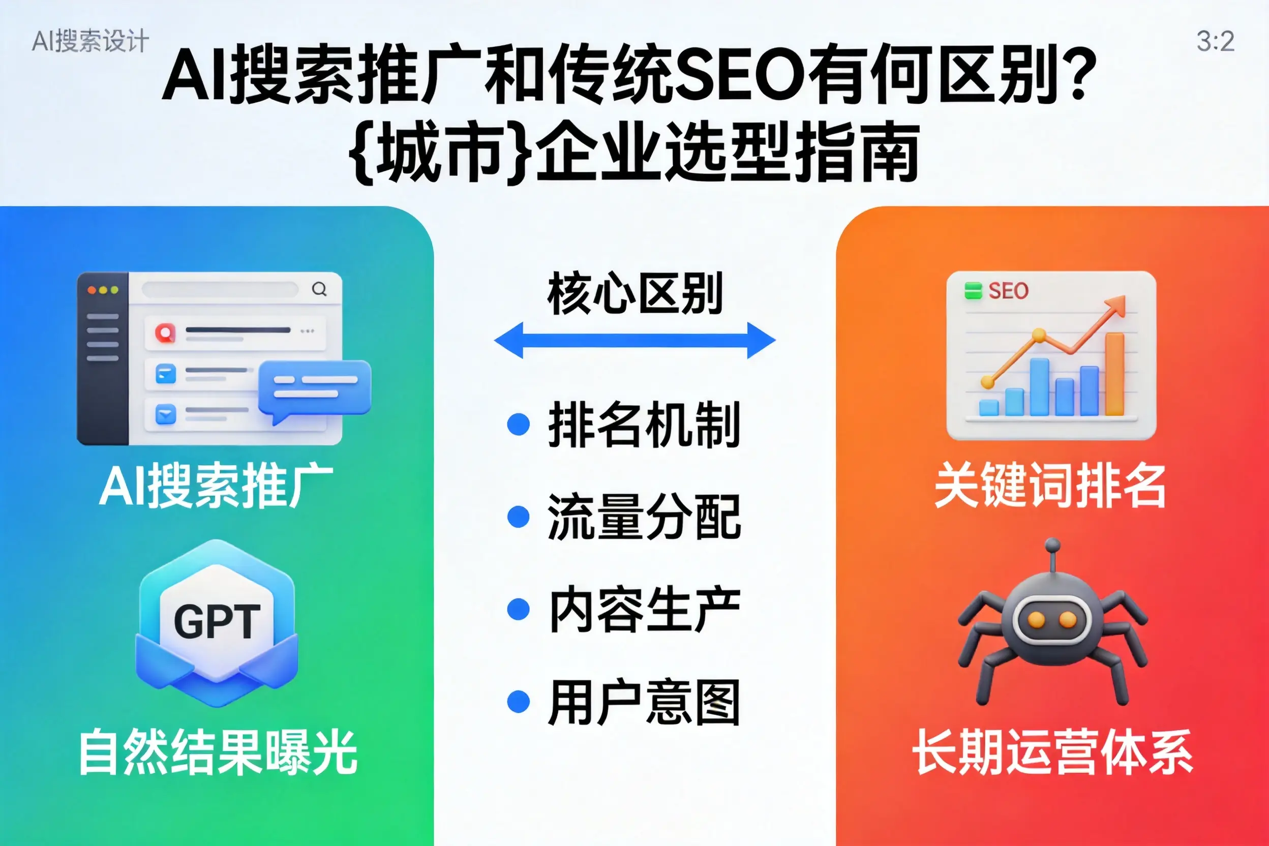 AI搜索推广和传统SEO有何区别?郑州企业选型指南