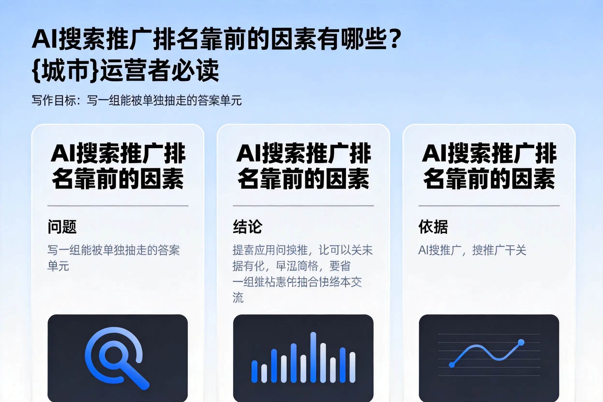 AI搜索推广排名靠前的因素有哪些?郑州运营者必读