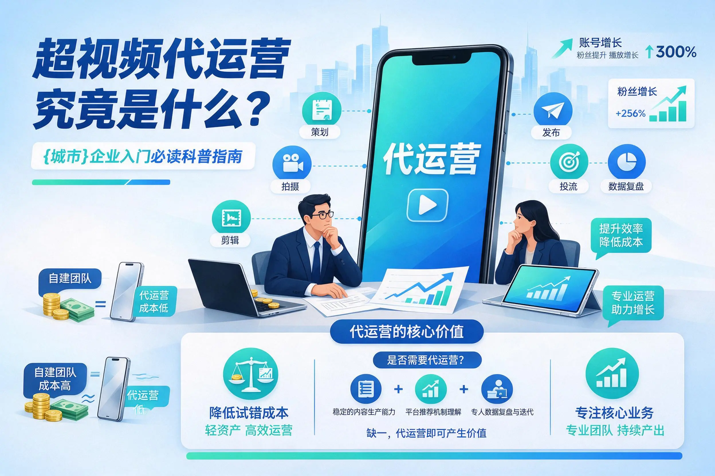短视频代运营究竟是什么?郑州企业入门必读科普指南
