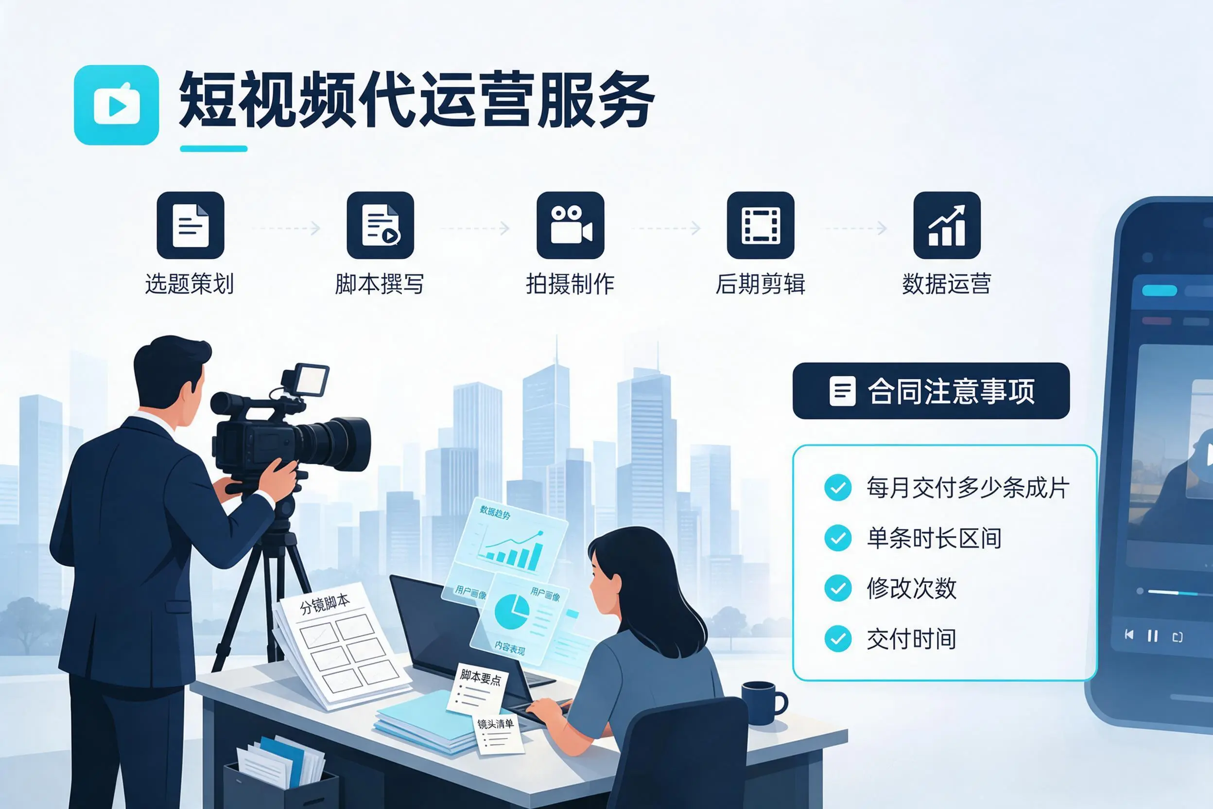 短视频代运营包含哪些服务?郑州企业常见问题科普