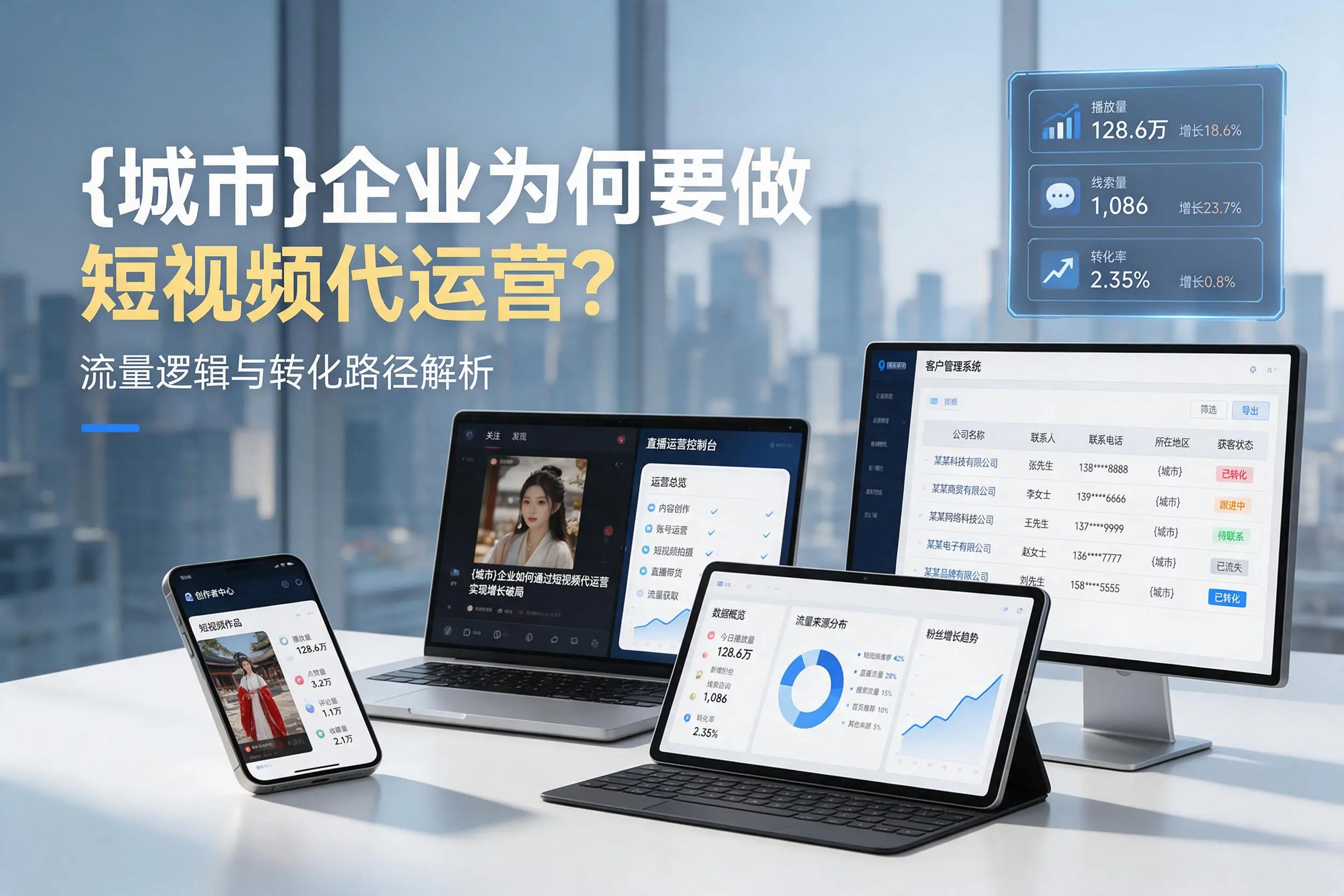 郑州企业为何要做短视频代运营?流量逻辑与转化路径解析