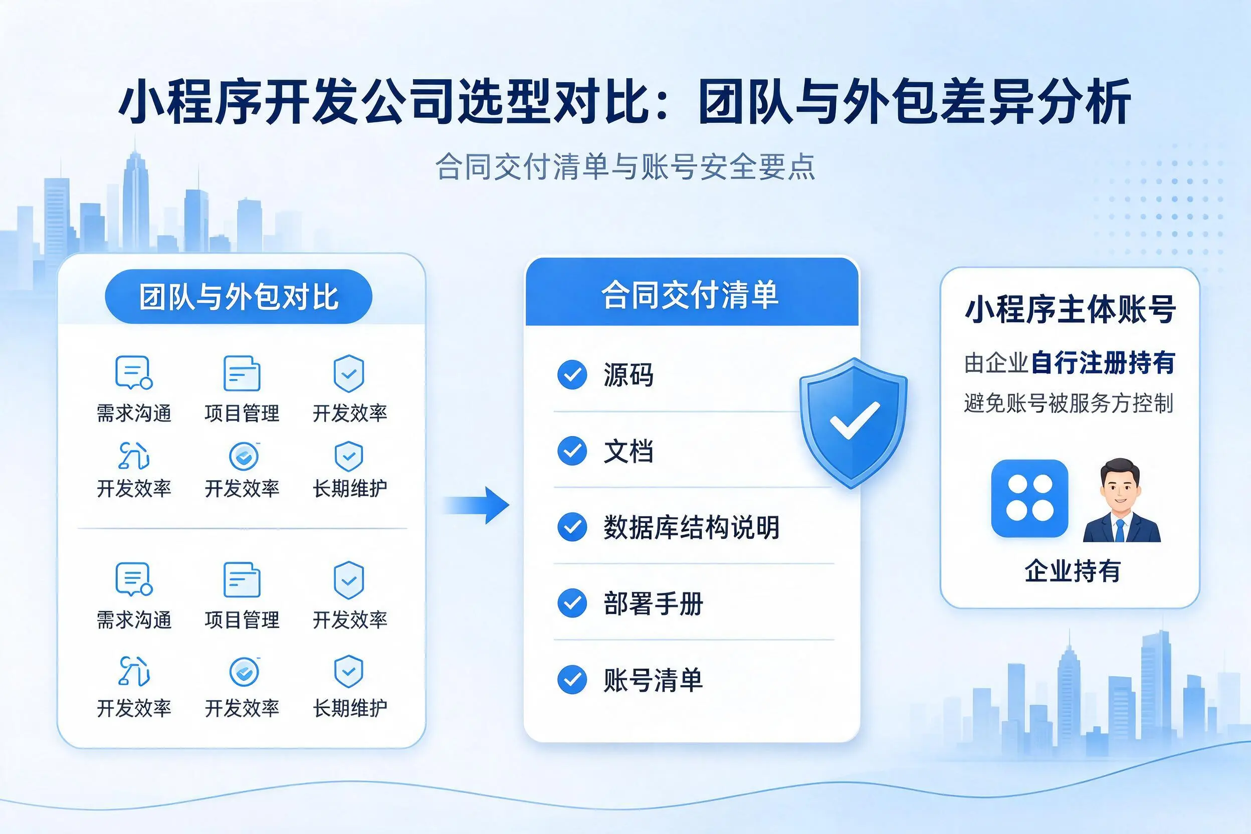 郑州小程序开发公司选型对比：团队与外包差异分析