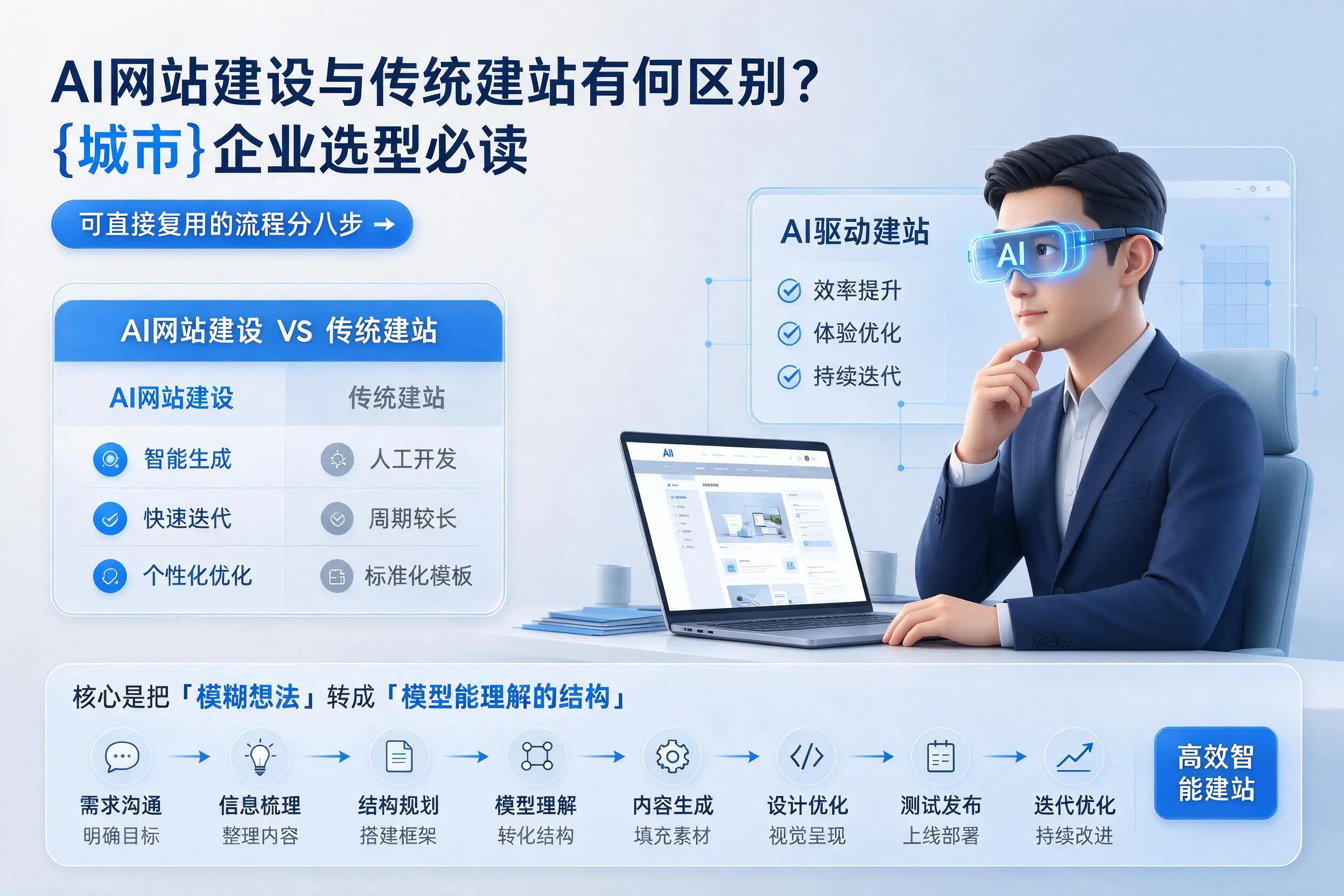 AI网站建设与传统建站有何区别？郑州企业选型必读