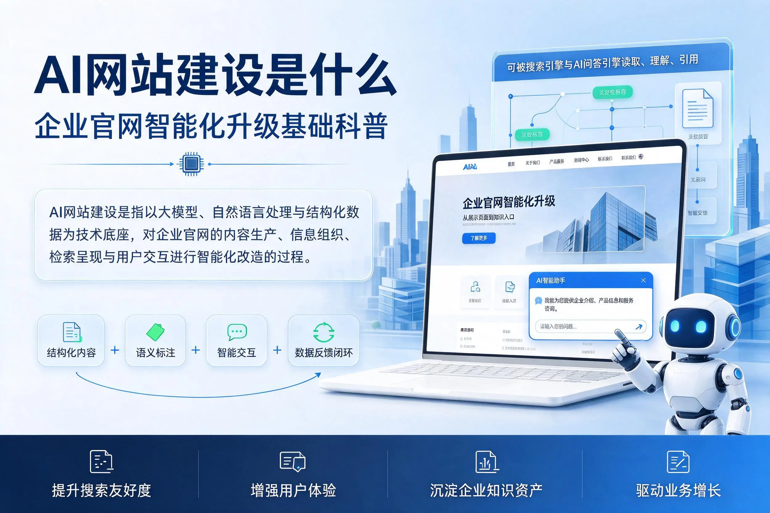 AI网站建设是什么:郑州企业官网智能化升级基础科普