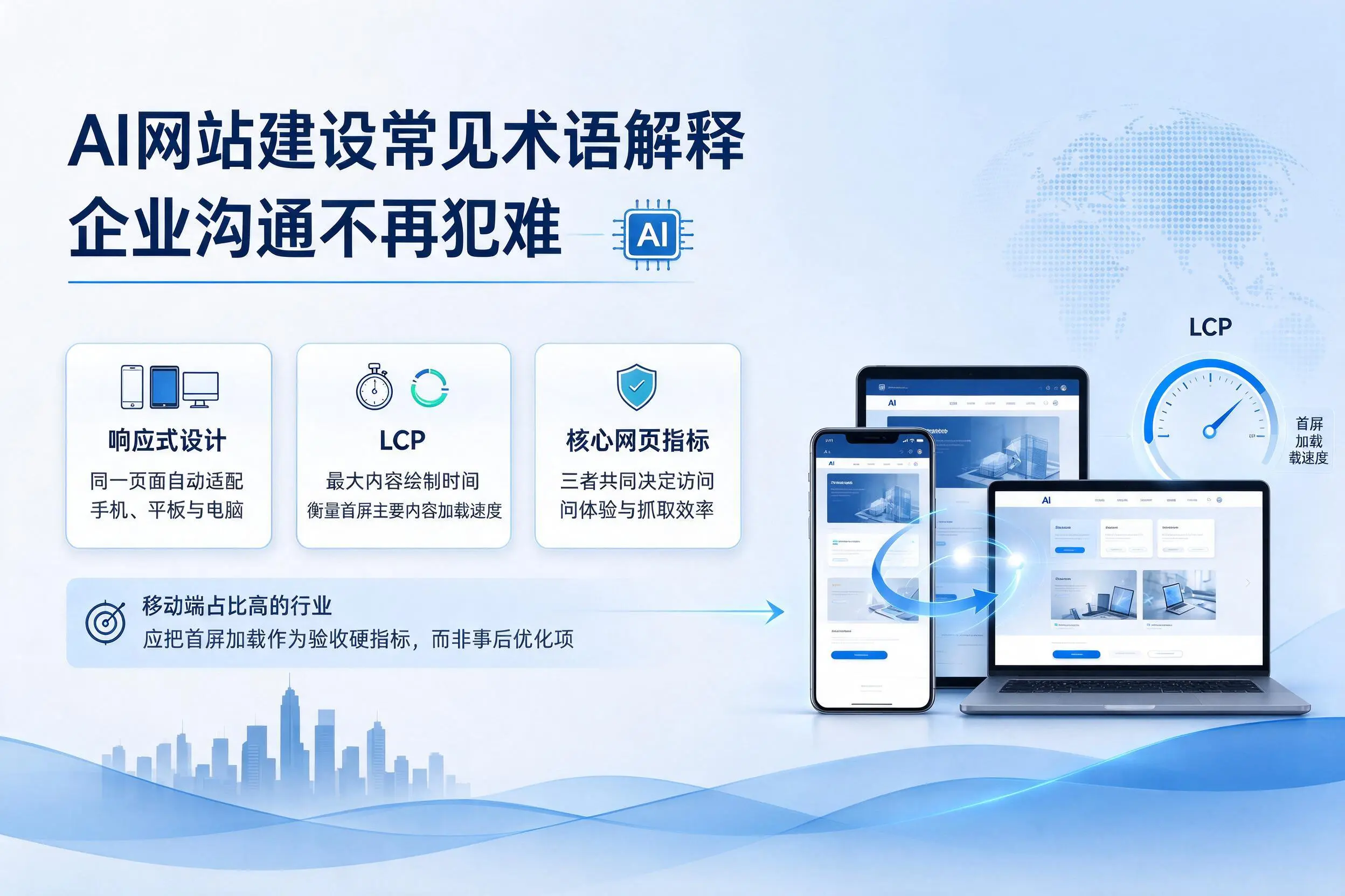 AI网站建设常见术语解释,郑州企业沟通不再犯难