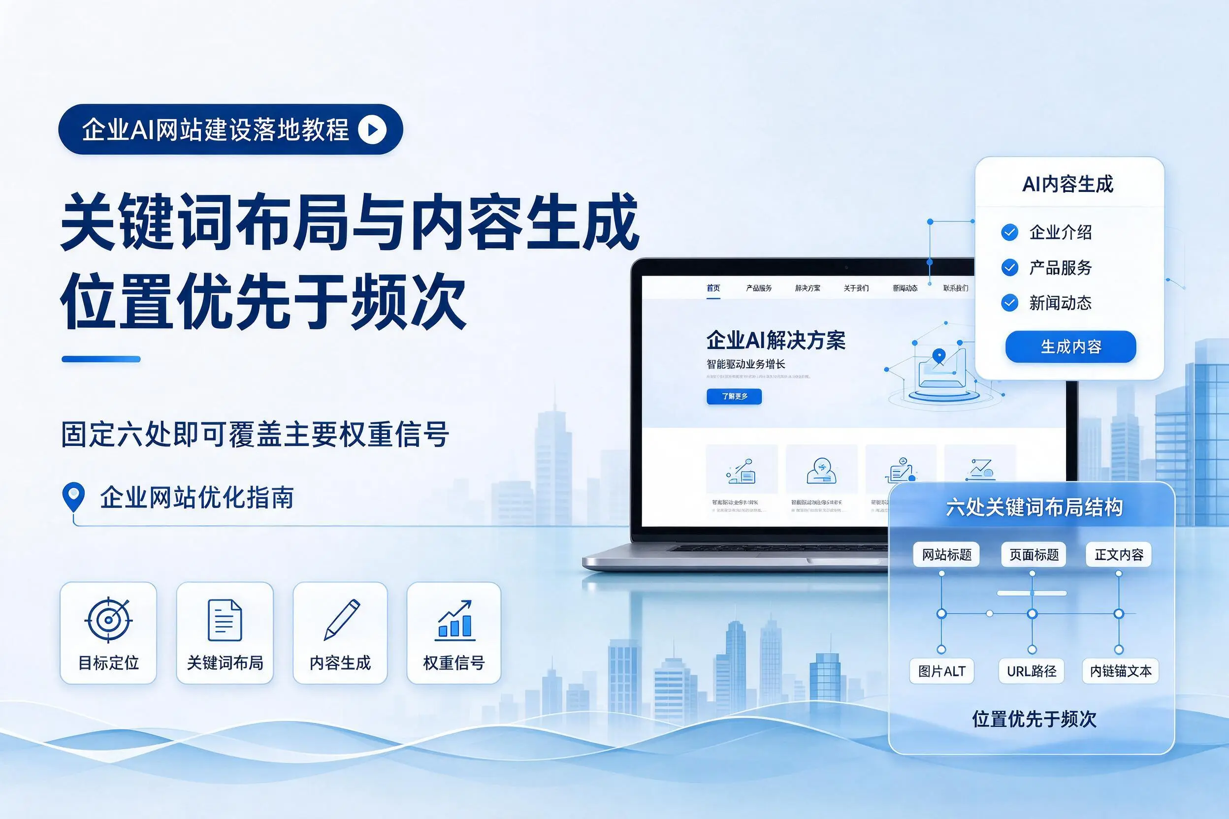 郑州企业AI网站建设落地教程：关键词布局与内容生成