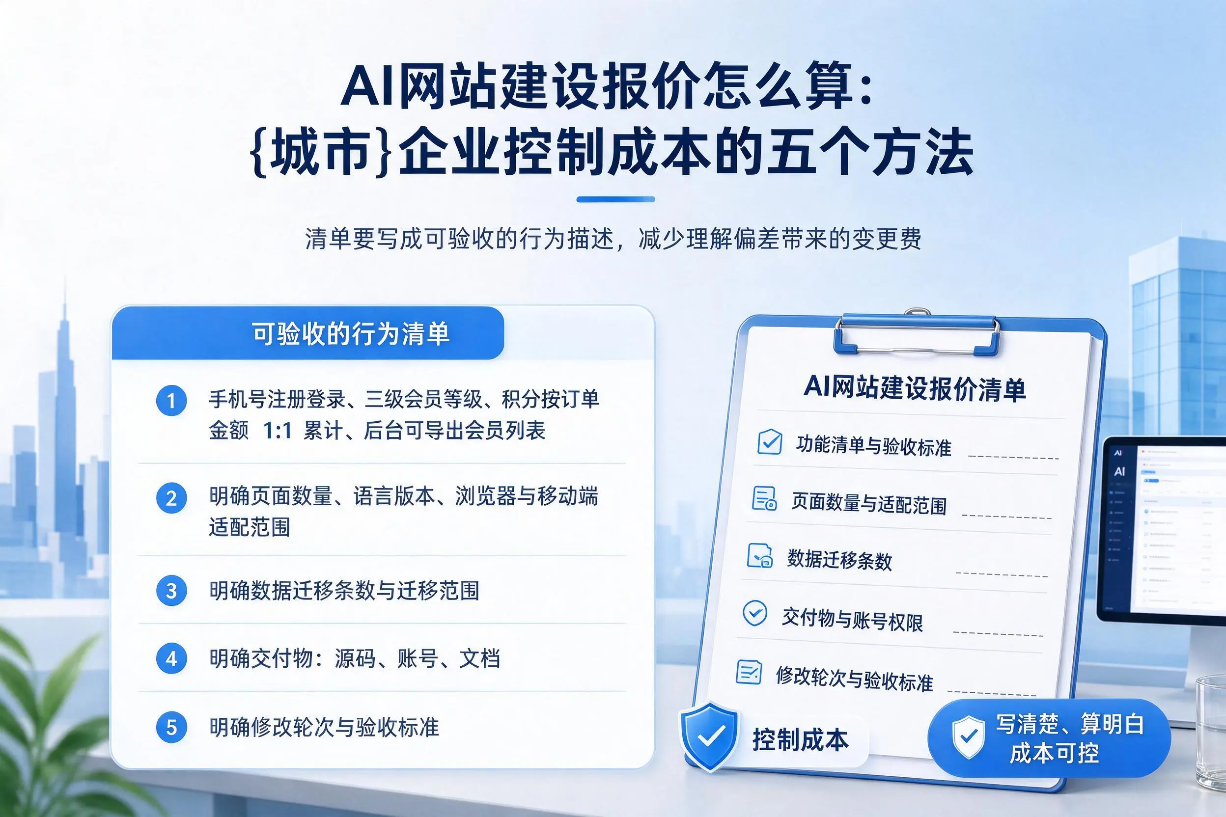 AI网站建设报价怎么算：郑州企业控制成本的五个方法